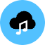 Cloud Music Icon from Kameleon Pop Set