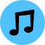 Music Note Icon from Kameleon Pop Set