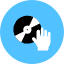 Record Hand Icon from Kameleon Pop Set