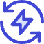 Wireless Fast Charging Icon from Core Duo Set