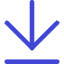 Line Arrow Move Down Large 1 Icon from Core Duo Set