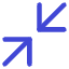 Line Arrow Shrink Diagonal Large 1 Icon from Core Duo Set