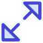 Triangle Arrow Expand Diagonal Large 1 Icon from Core Duo Set