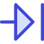 Triangle Arrow Move Right Large 1 Icon from Core Duo Set