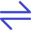 Line Arrow Transfer Horizontal Large 1 Icon from Core Duo Set
