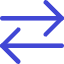 Line Arrow Transfer Horizontal Large 2 Icon from Core Duo Set