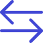 Line Arrow Transfer Horizontal Large 3 Icon from Core Duo Set