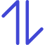 Line Arrow Transfer Vertical Large 1 Icon from Core Duo Set