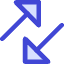 Triangle Arrow Transfer Diagonal Large 3 Icon from Core Duo Set