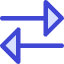 Triangle Arrow Transfer Horizontal Large 2 Icon from Core Duo Set