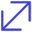 Diagonal Line Arrow Large 1 Icon from Core Duo Set