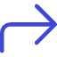 Line Arrow Bend Up Right Large Icon from Core Duo Set