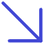 Line Arrow Diagonal Bottom Right Large Icon from Core Duo Set