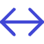 Line Arrow Horizontal Large Icon from Core Duo Set