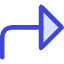 Triangle Arrow Bend Up Right Large Icon from Core Duo Set