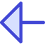Triangle Arrow Left Large 1 Icon from Core Duo Set