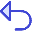 Triangle Arrow Turn Backward Large Icon from Core Duo Set