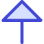 Triangle Arrow Up Large 1 Icon from Core Duo Set