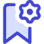 Bookmark Setting Gear Icon from Core Duo Set
