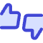 Feedback Like Dislike Icon from Core Duo Set