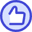 Like Circle Icon from Core Duo Set