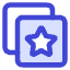 Stack Star Bookmark Manage Icon from Core Duo Set