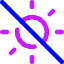 Beware Sunlight Icon from Core Neon Set