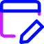 Browser Edit Icon from Core Neon Set