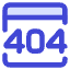 Browser Error 404 Icon from Core Duo Set