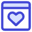 Browser Favorite Heart Icon from Core Duo Set