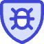 Bug Antivirus Shield Icon from Core Duo Set
