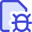 Bug Virus Document Icon from Core Duo Set