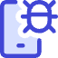 Bug Virus Phone Icon from Core Duo Set