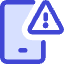 Threat Phone Icon from Core Duo Set