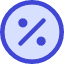 Discount Percent Circle Icon from Core Duo Set