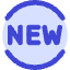 Tag New Circle Icon from Core Duo Set
