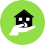 House Hand Icon from Kameleon Pop Set
