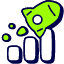 Rocket Launch Chart Icon from Stickies Duo Set