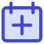 Calendar Add Icon from Core Duo Set