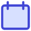 Calendar Blank Solo Icon from Core Duo Set