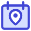 Calendar Pin Event Location Icon from Core Duo Set