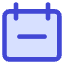 Calendar Subtract Icon from Core Duo Set
