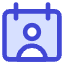 Calendar User Icon from Core Duo Set