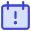 Calendar Warning Icon from Core Duo Set