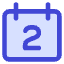 Date 2 Calendar Icon from Core Duo Set