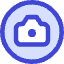 Camera Circle Icon from Core Duo Set