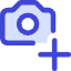 Camera Photo Add Icon from Core Duo Set
