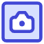 Camera Square Icon from Core Duo Set
