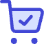 Shopping Cart Check Icon from Core Duo Set