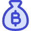 Bag Bitcoin Icon from Core Duo Set